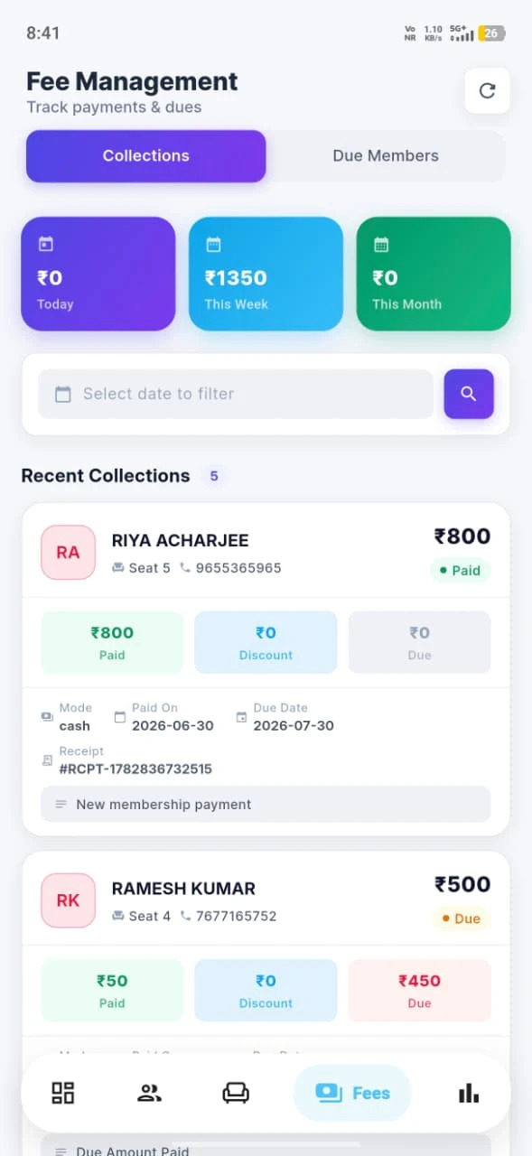 Fee Management